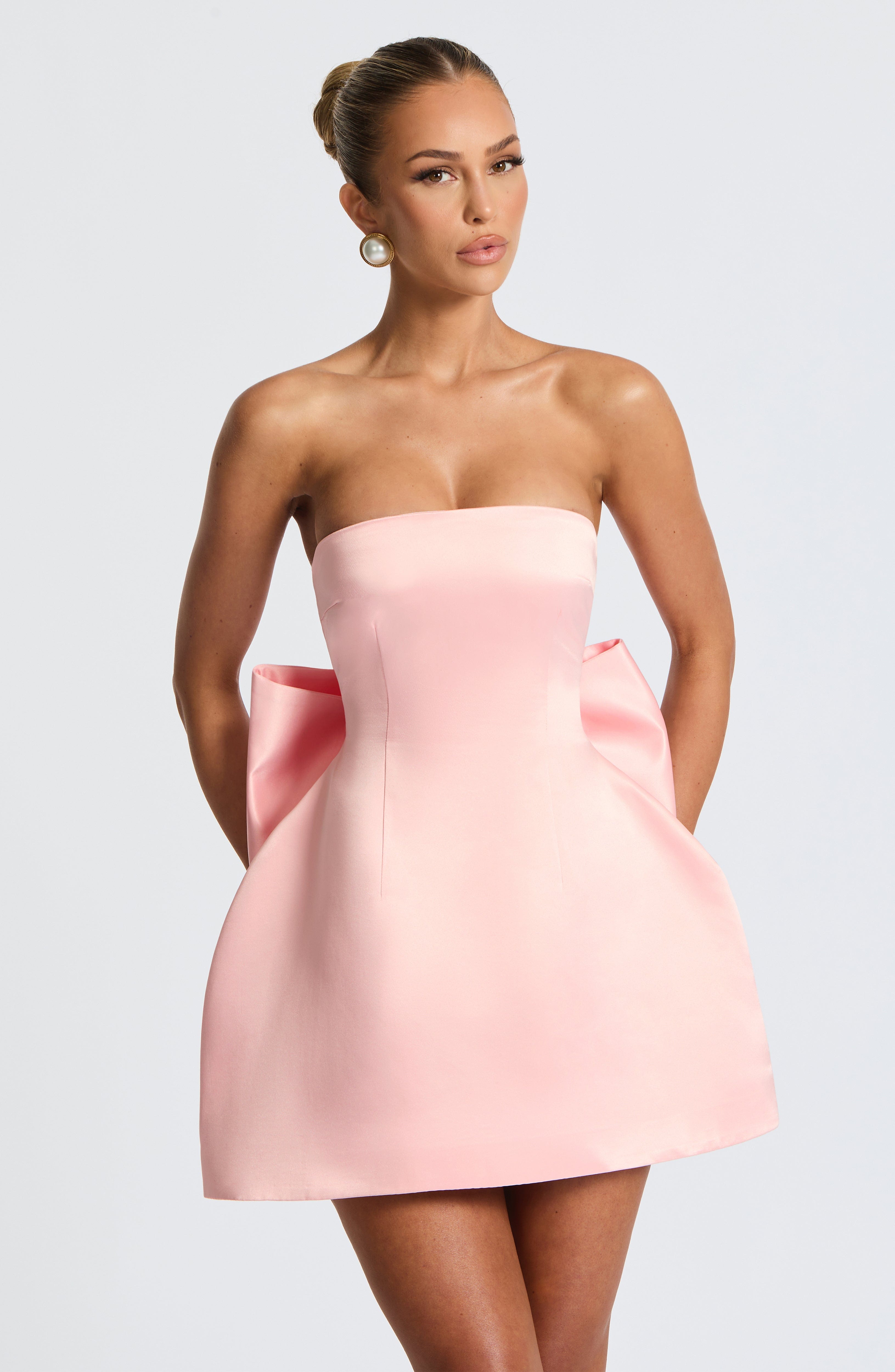 Amber Mini Dress - Blush