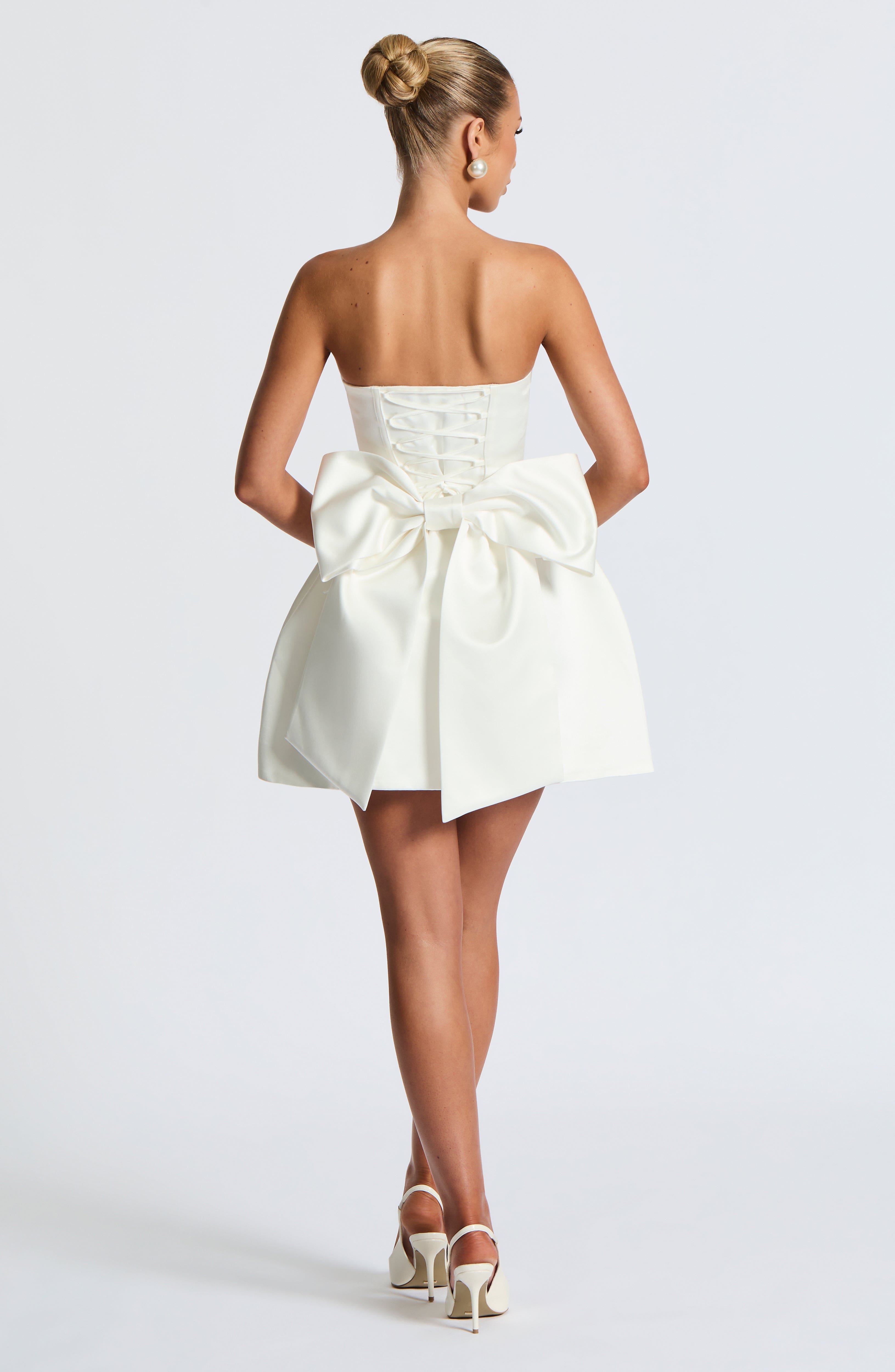 Amber Mini Dress - Ivory