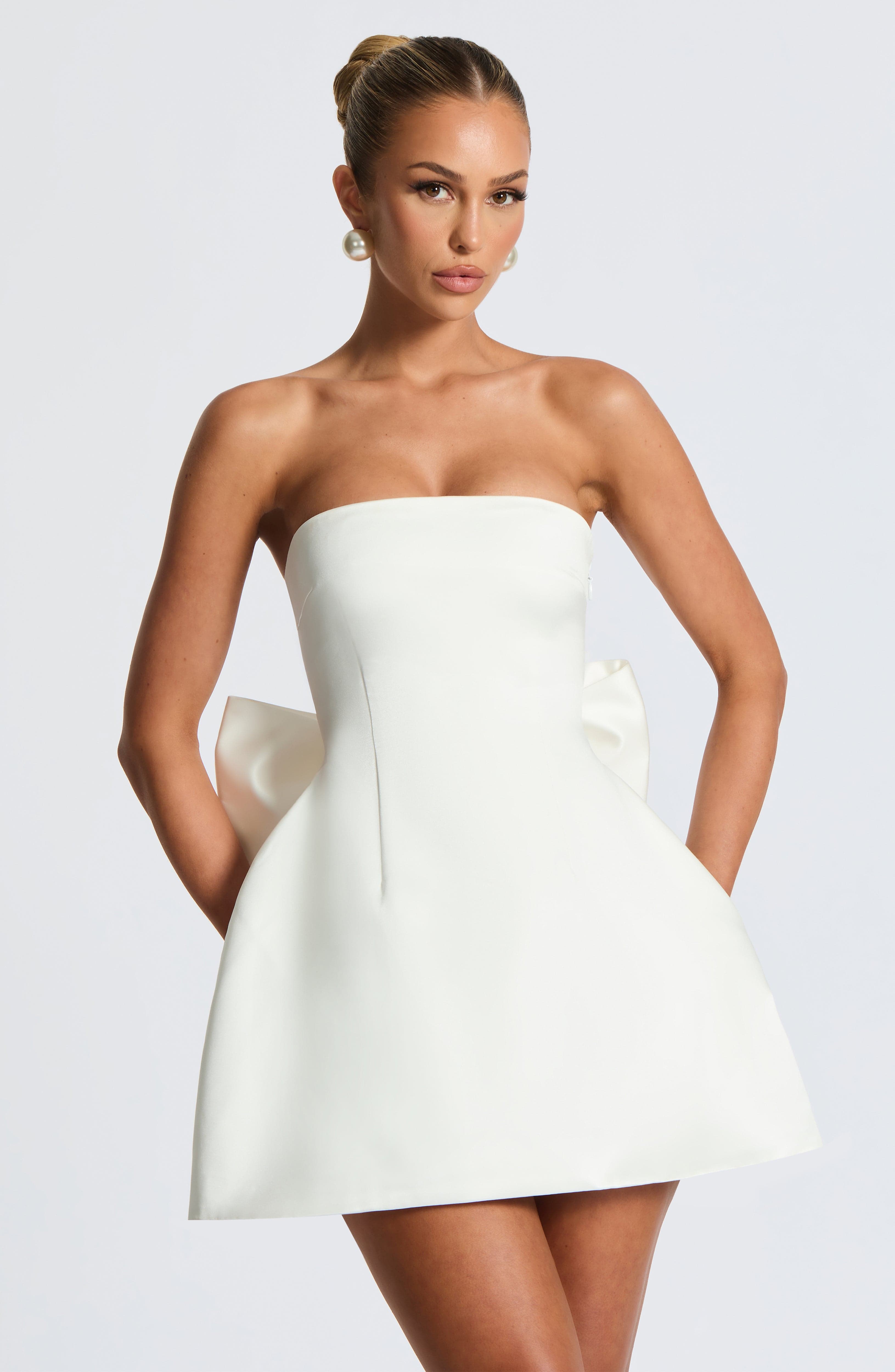 Amber Mini Dress - Ivory