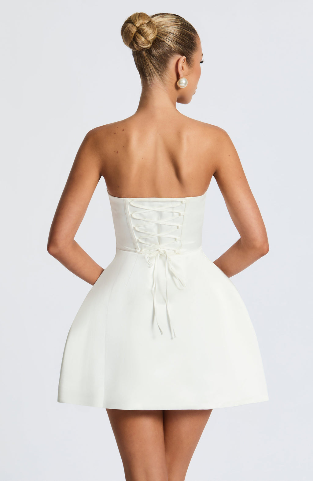 Amber Mini Dress - Ivory