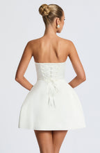 Amber Mini Dress - Ivory