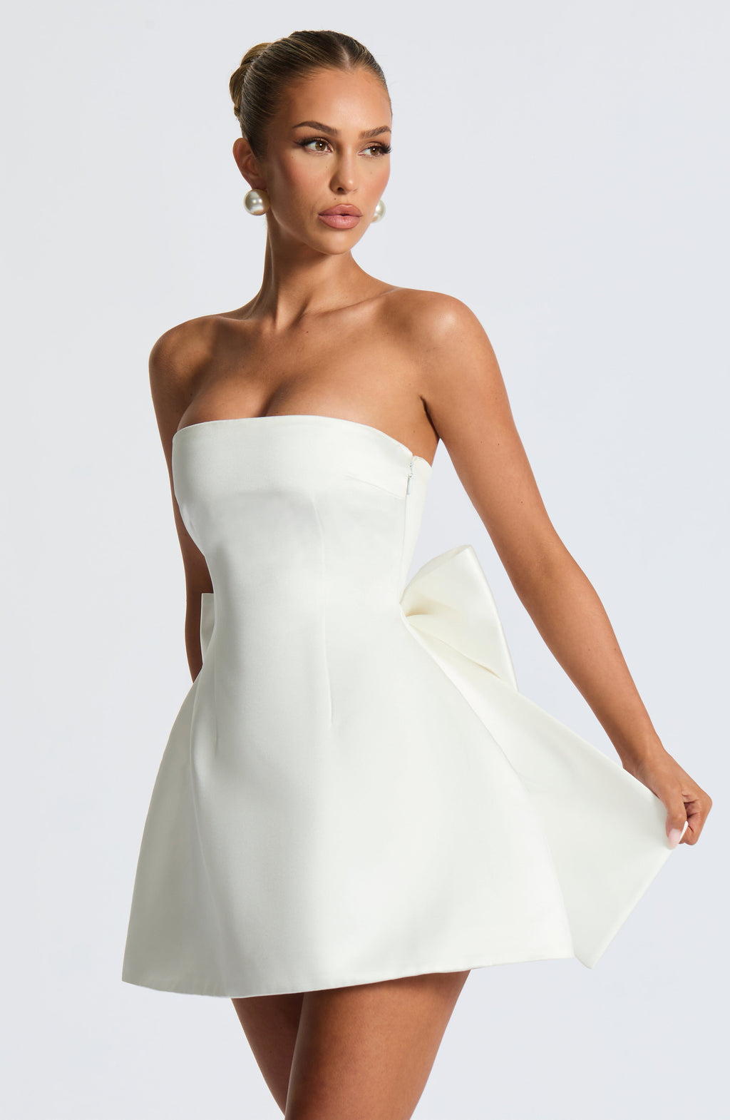 Amber Mini Dress - Ivory