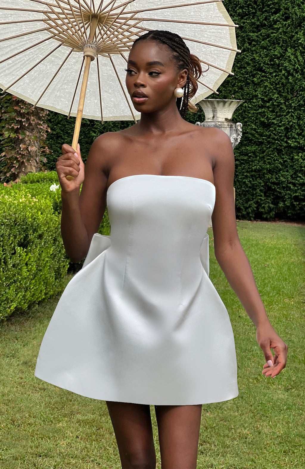 Amber Mini Dress - Ivory