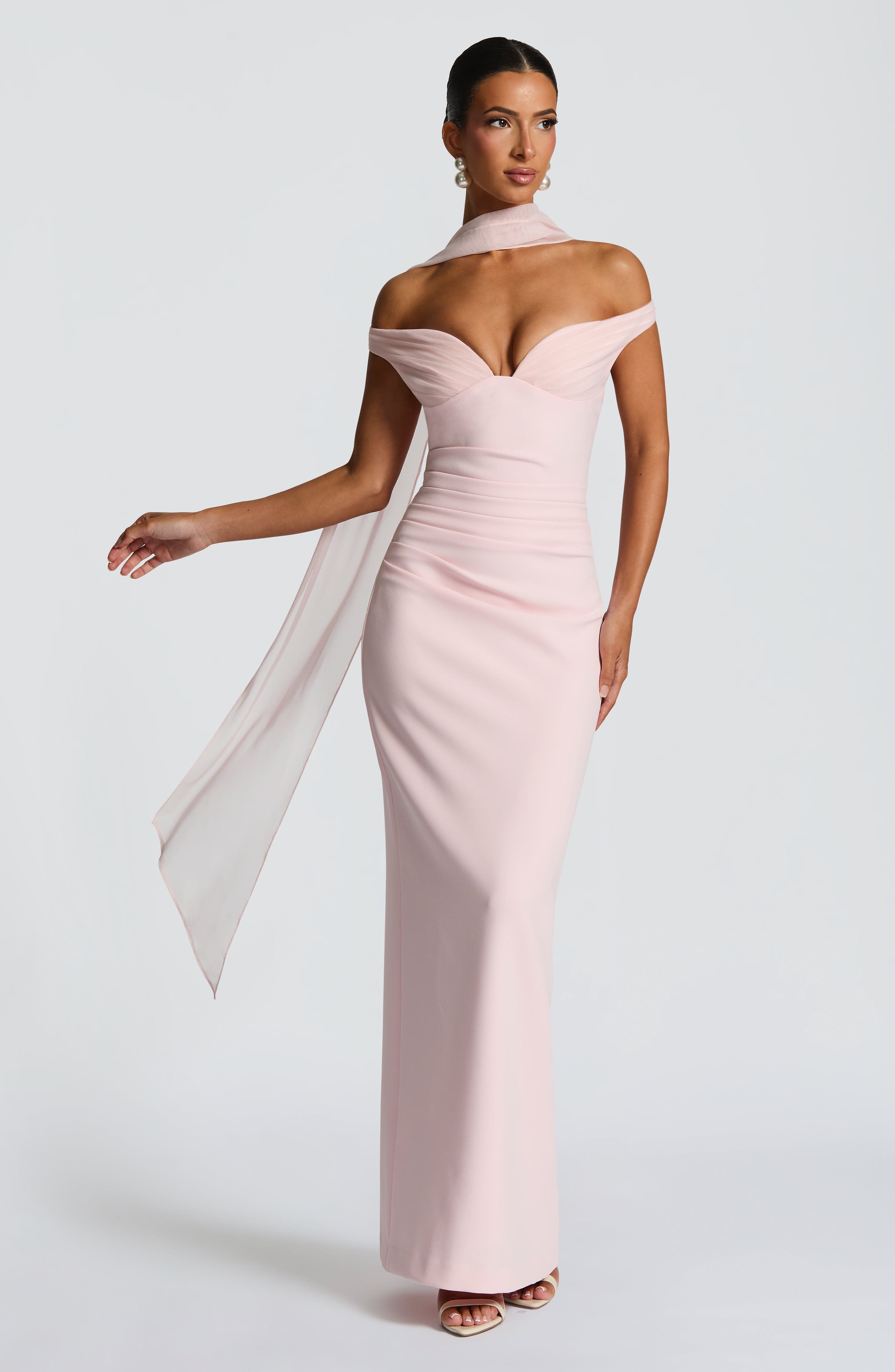 Michaela Maxi Dress - Blush