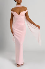 Michaela Maxi Dress - Blush