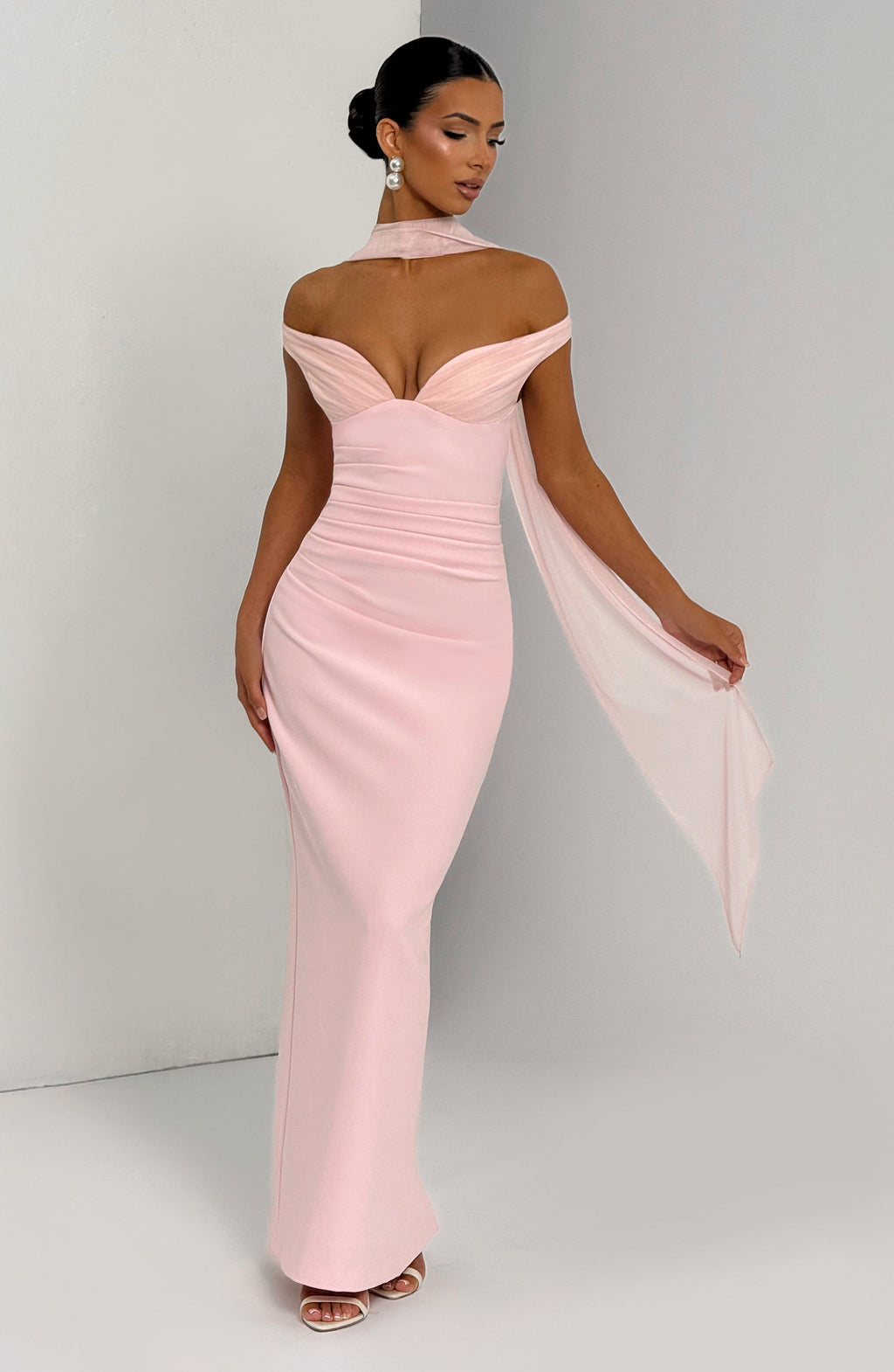 Michaela Maxi Dress - Blush