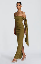 Molly Maxi Dress - Deep Olive