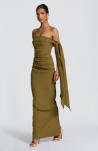 Molly Maxi Dress - Deep Olive