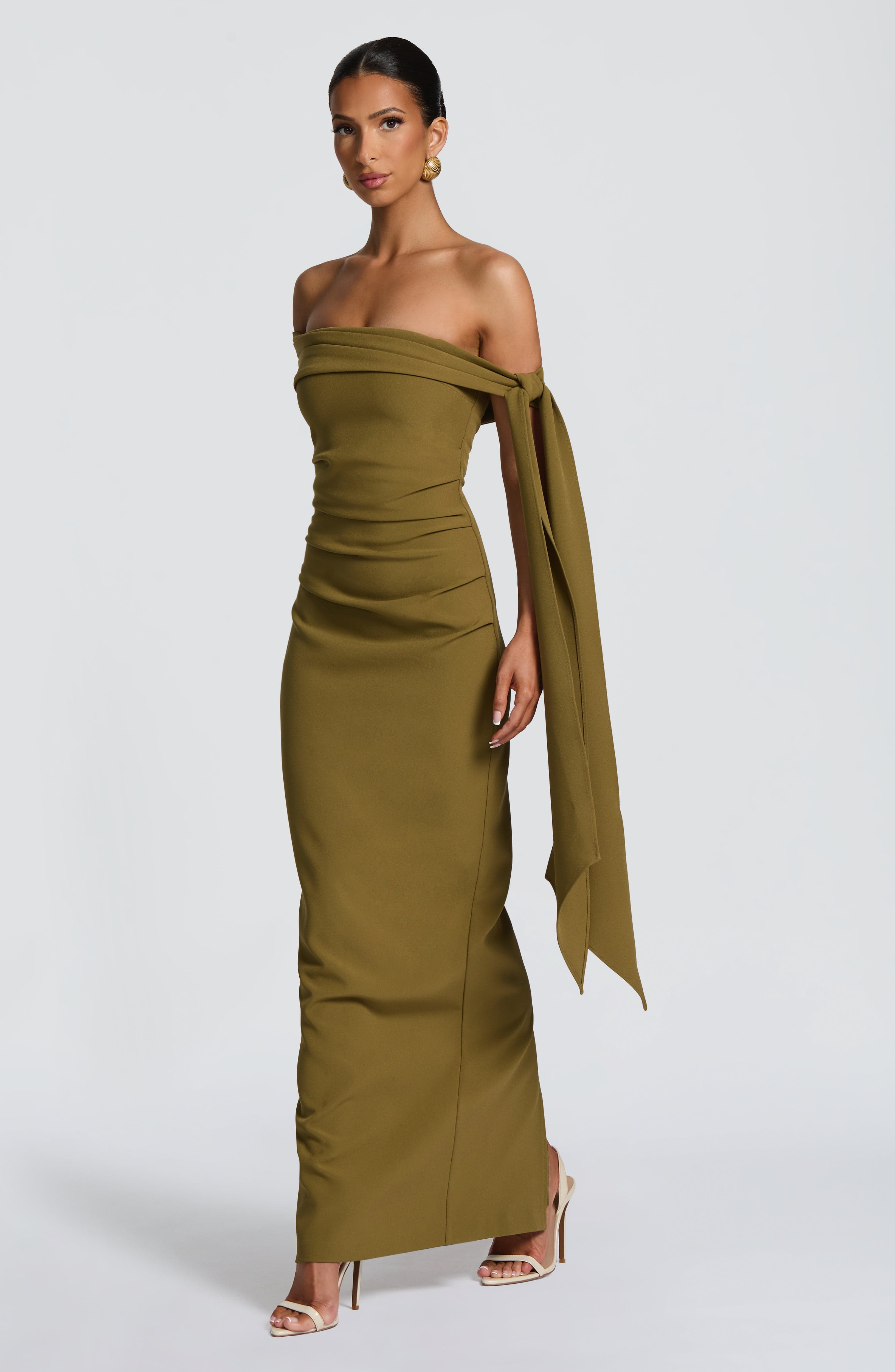 Molly Maxi Dress - Deep Olive