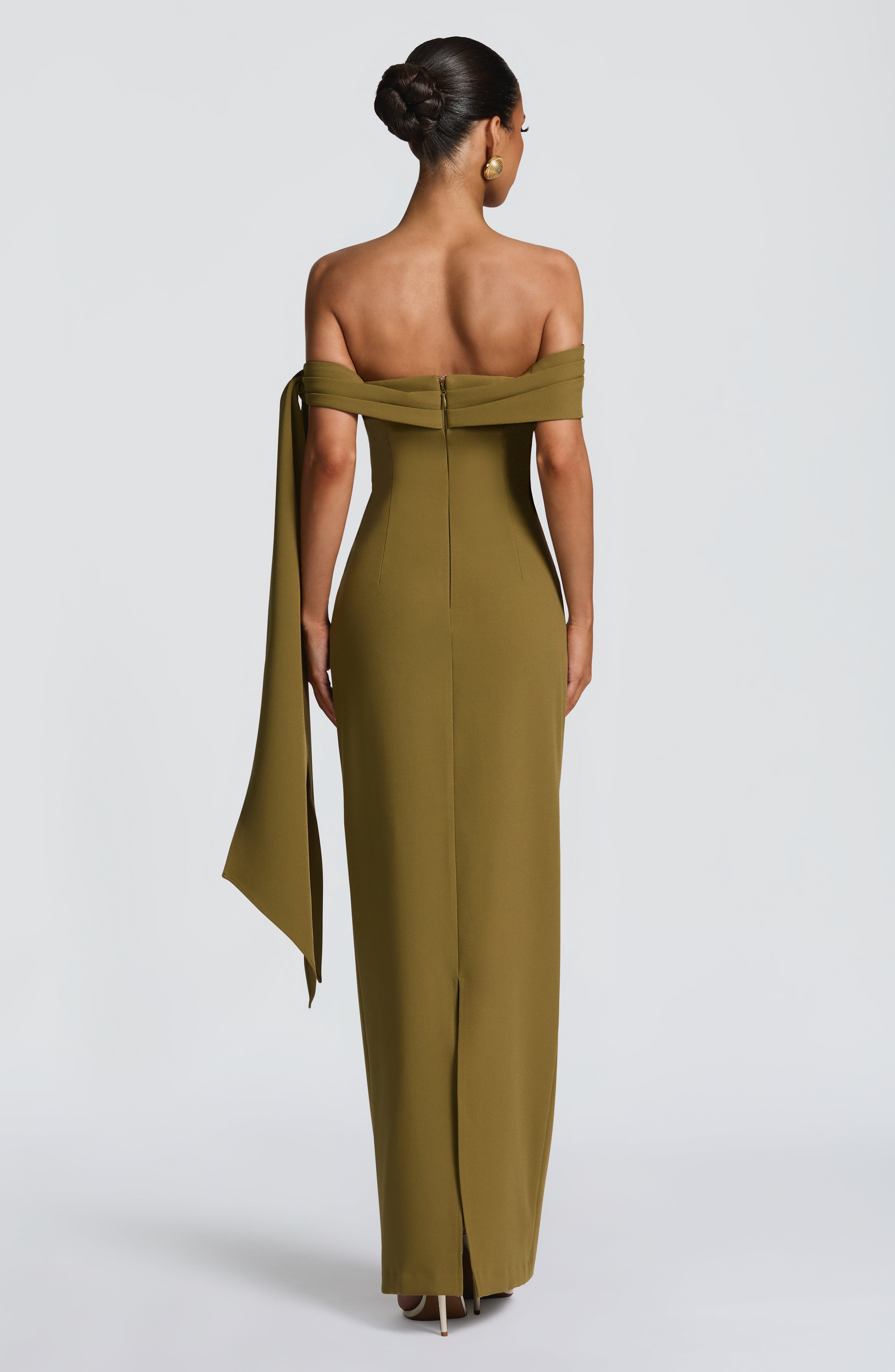 Molly Maxi Dress - Deep Olive