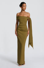 Molly Maxi Dress - Deep Olive