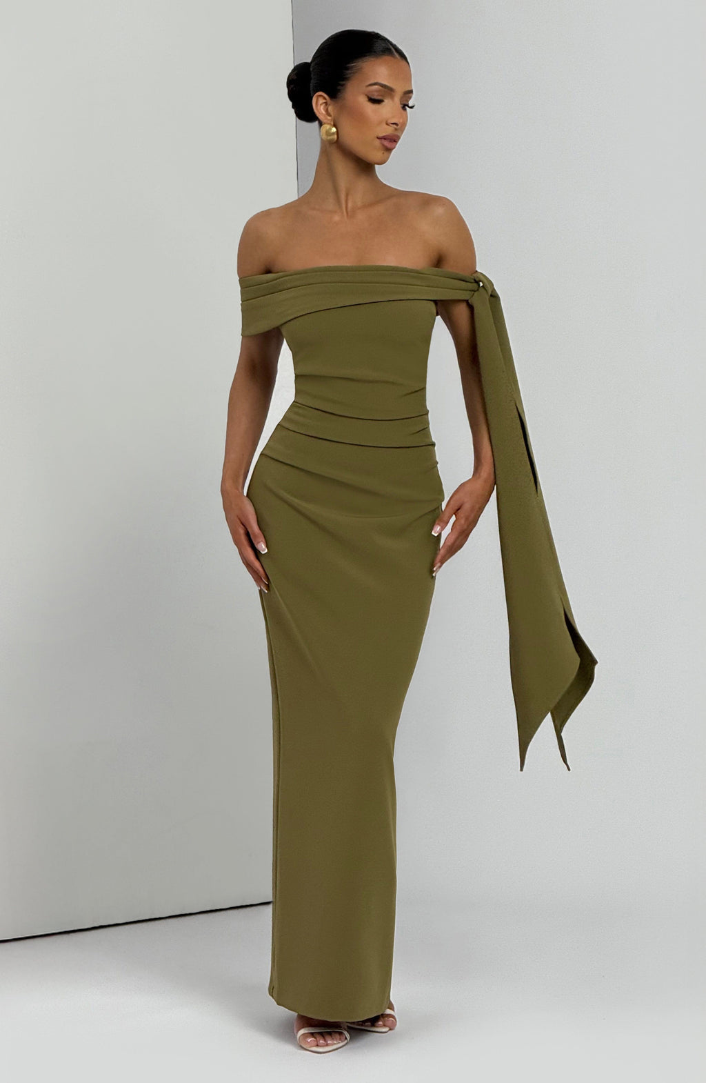 Molly Maxi Dress - Deep Olive