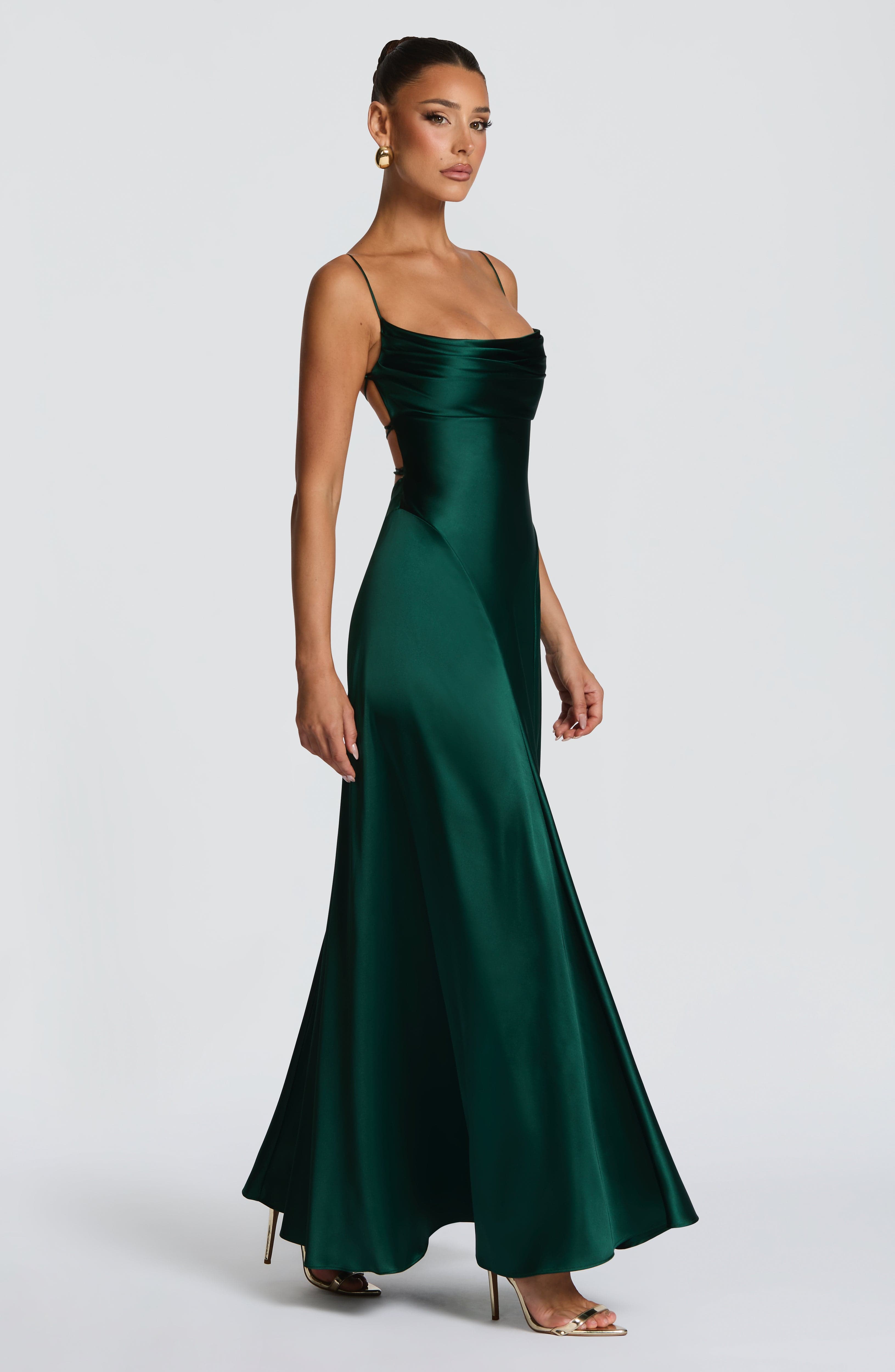 Sophia Maxi Dress - Emerald