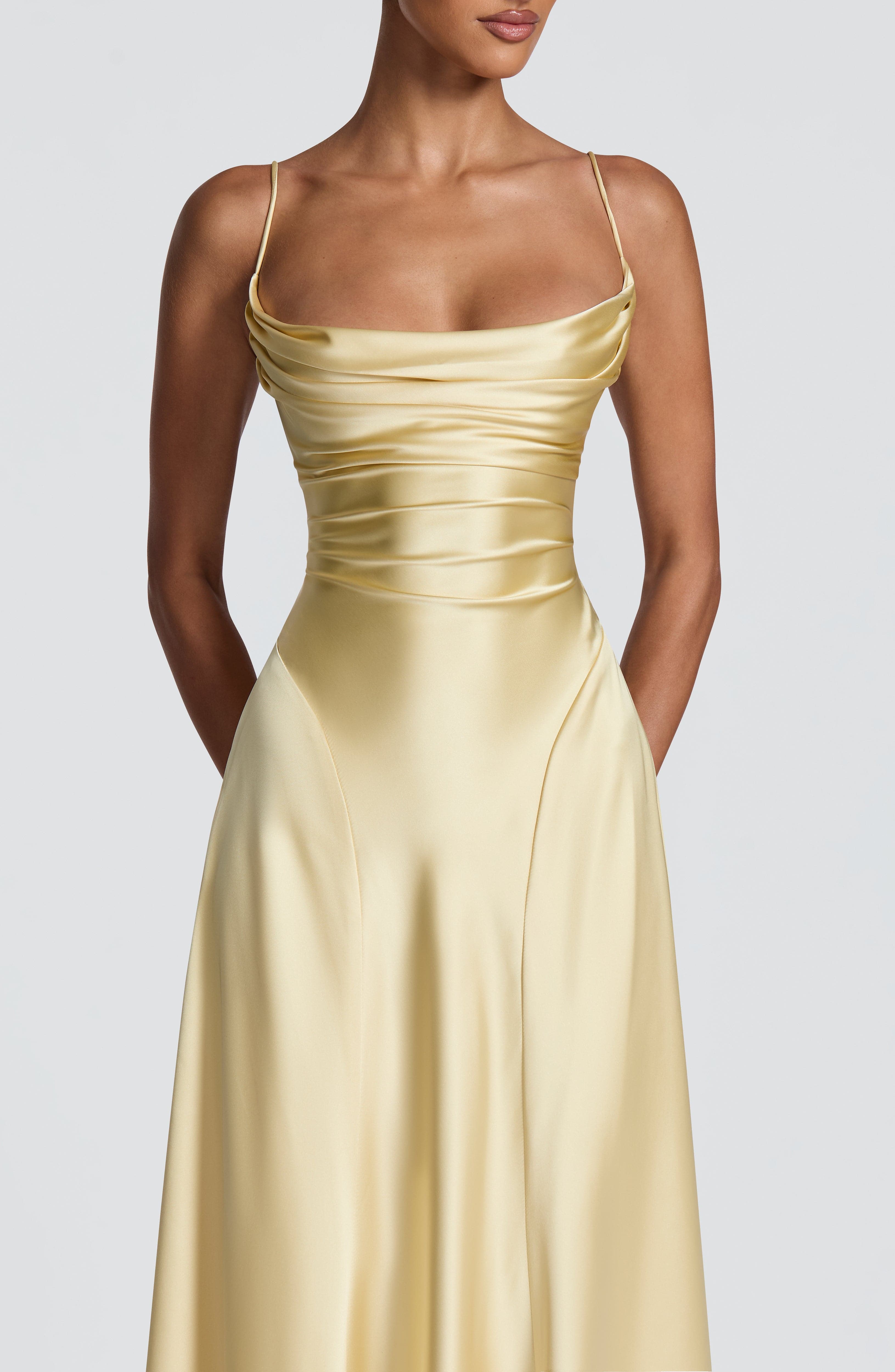 Sophia Maxi Dress - Lemon