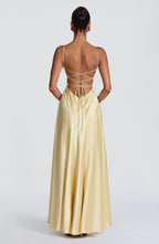 Sophia Maxi Dress - Lemon