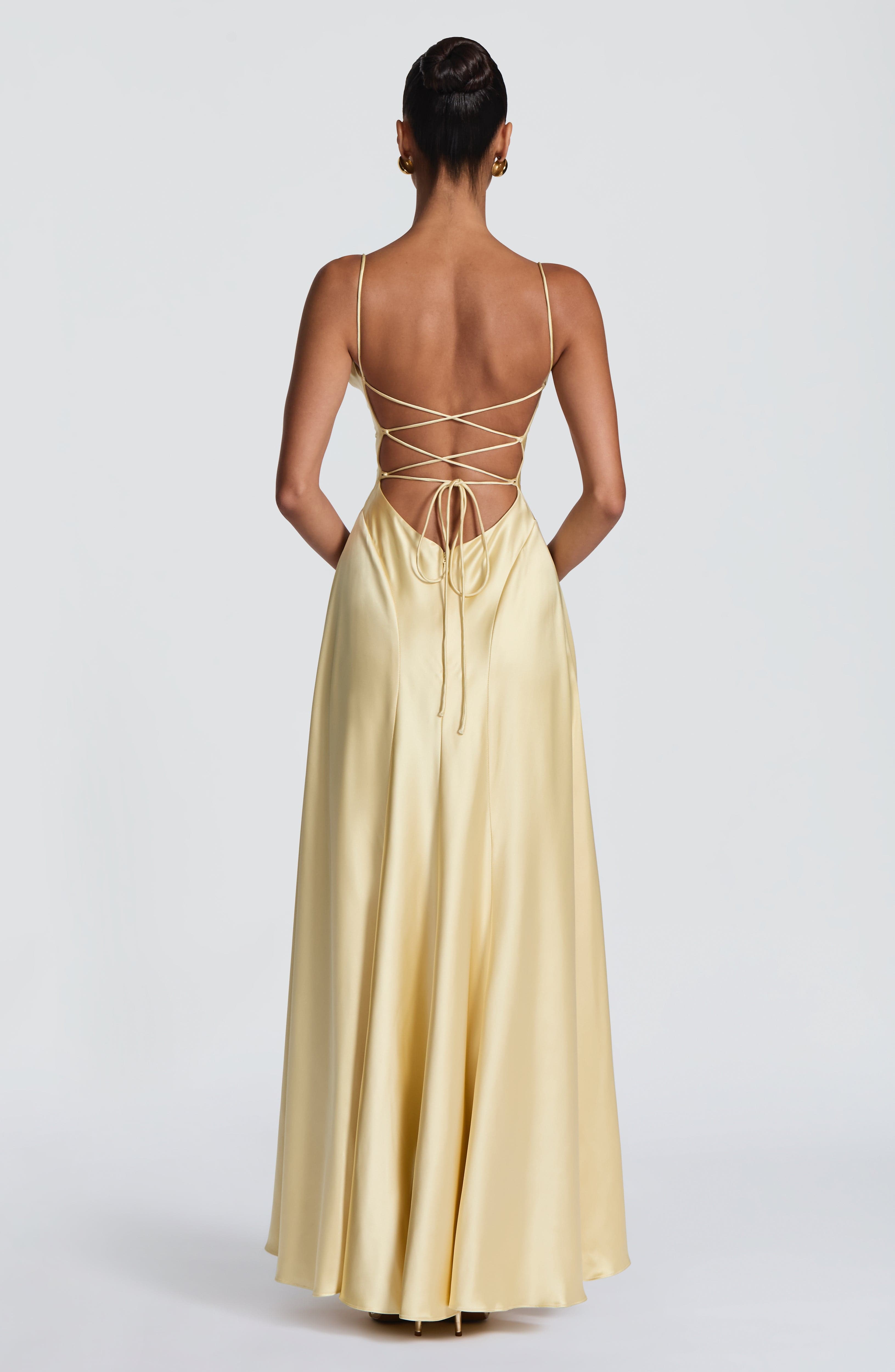 Sophia Maxi Dress - Lemon