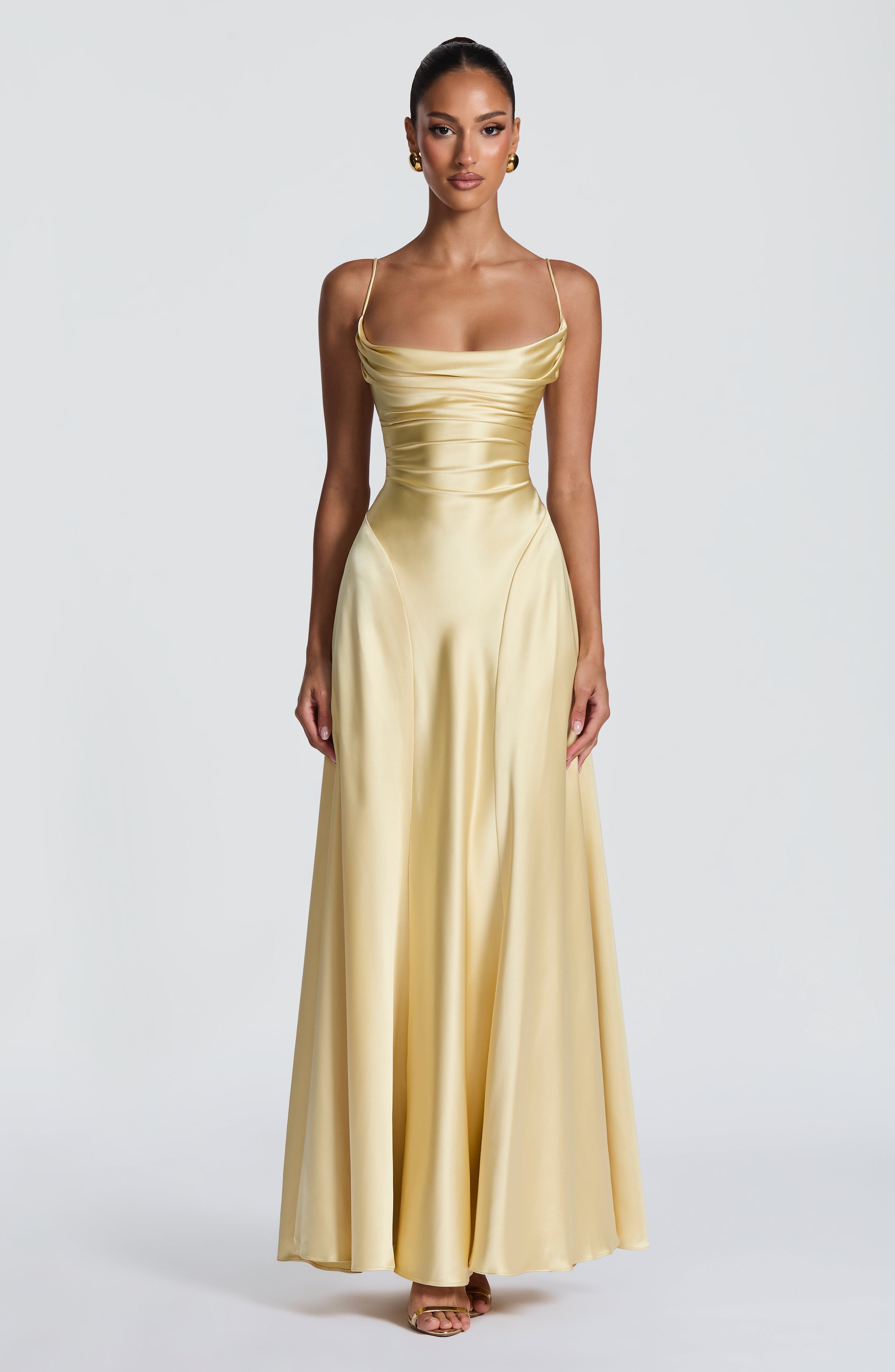 Sophia Maxi Dress - Lemon