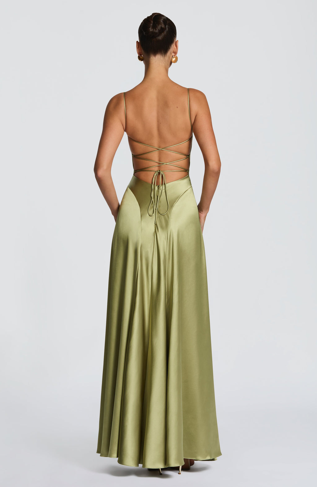 Sophia Maxi Dress - Light Olive