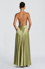 Sophia Maxi Dress - Light Olive