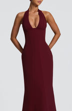 Emma Maxi Dress - Cherry Lacquer