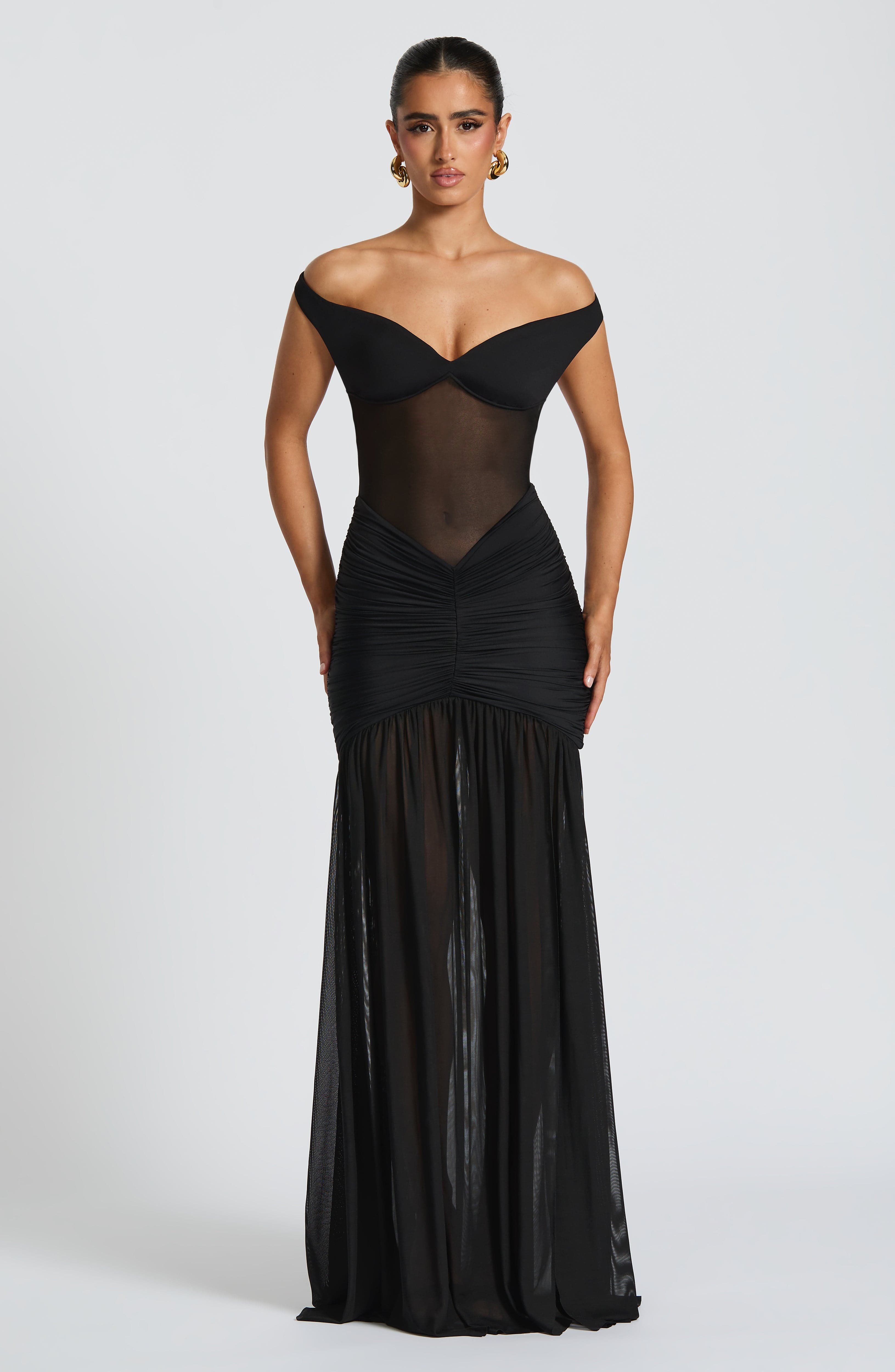 Maria Maxi Dress - Black