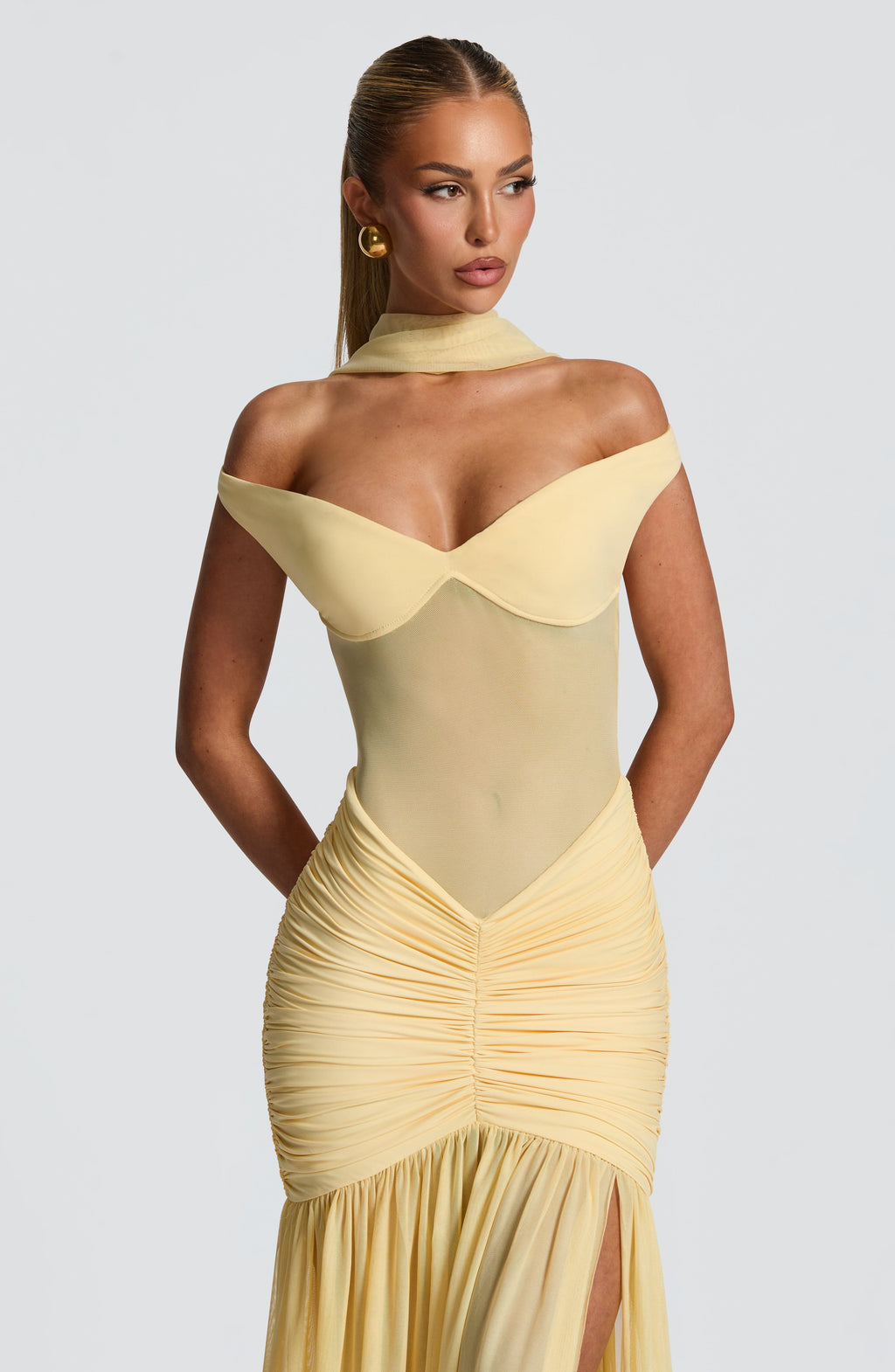 Maria Maxi Dress - Lemon
