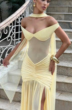 Maria Maxi Dress - Lemon