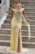 Maria Maxi Dress - Lemon