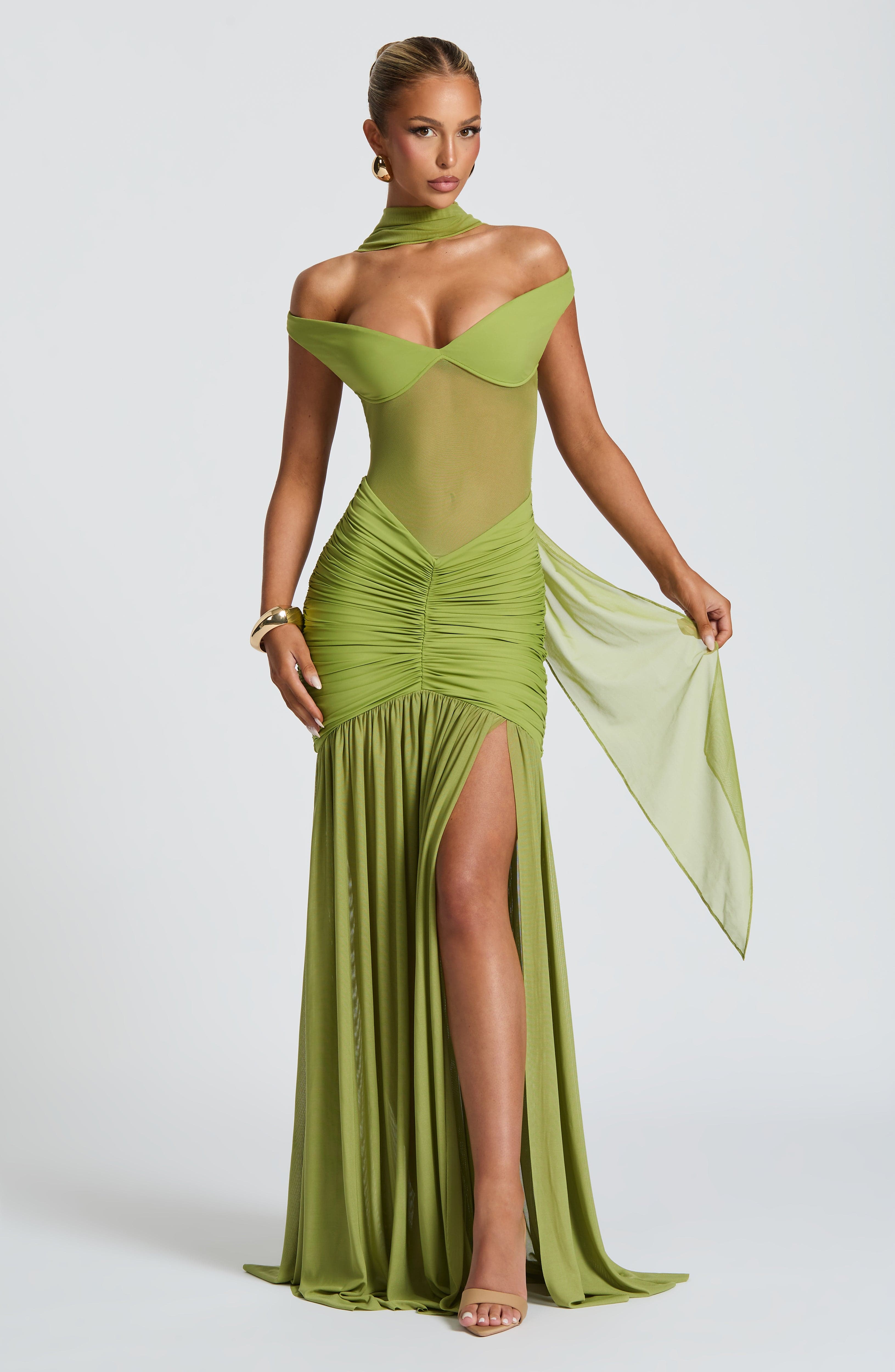 Maria Maxi Dress - Olive