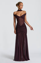 Maria Maxi Dress - Plum