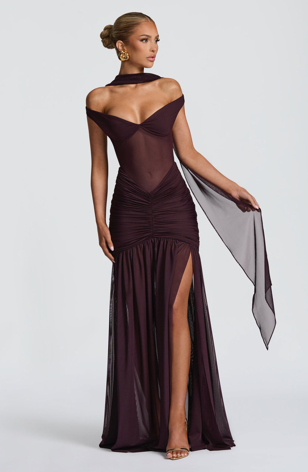 Maria Maxi Dress - Plum