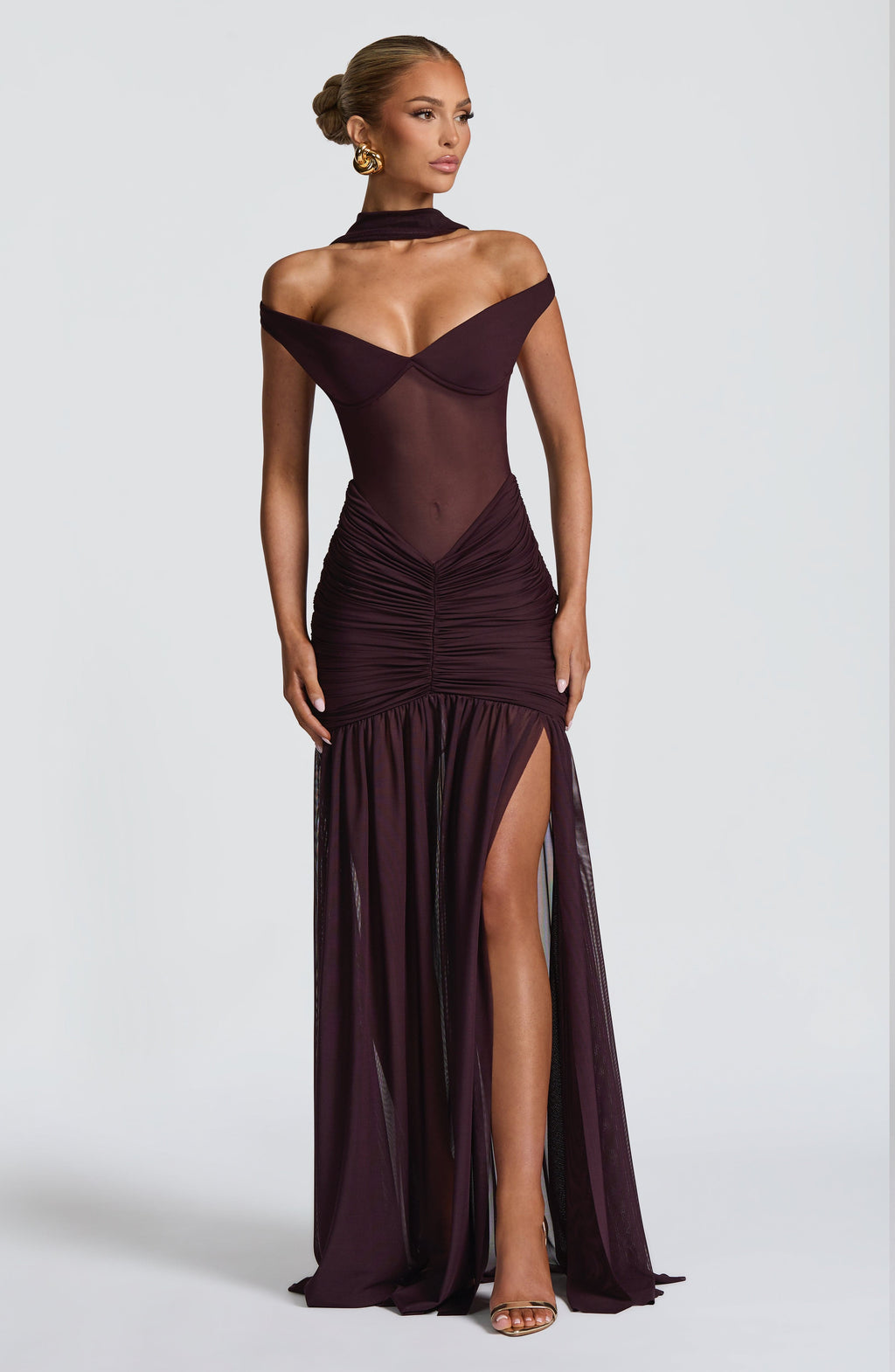 Maria Maxi Dress - Plum