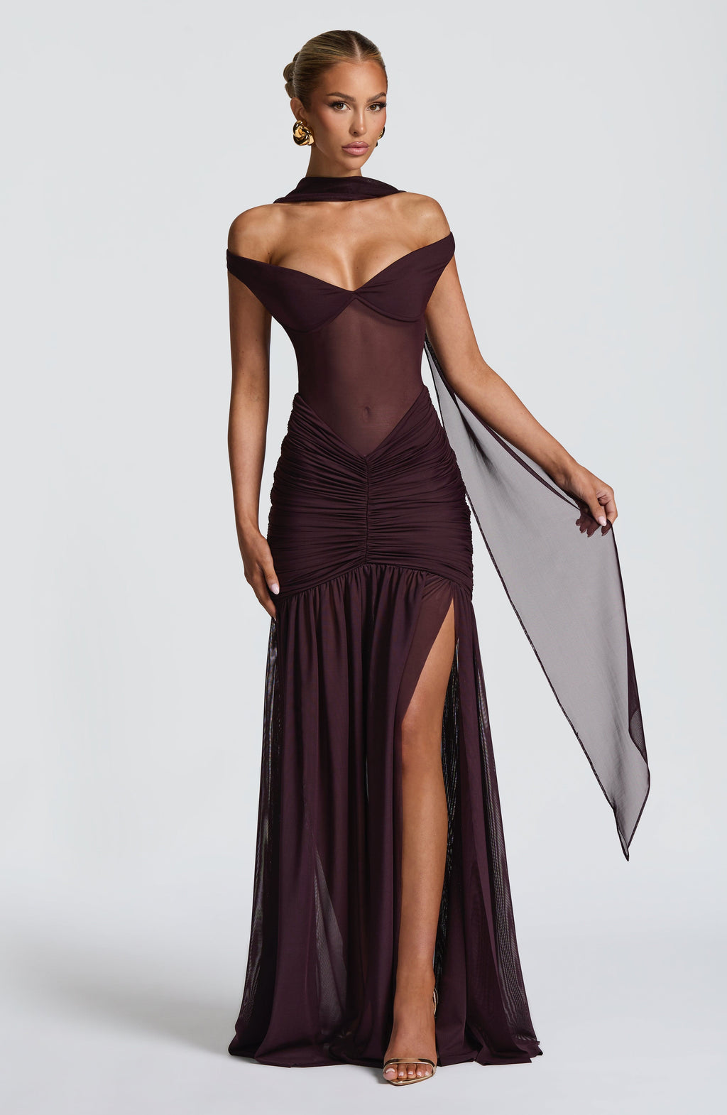 Maria Maxi Dress - Plum
