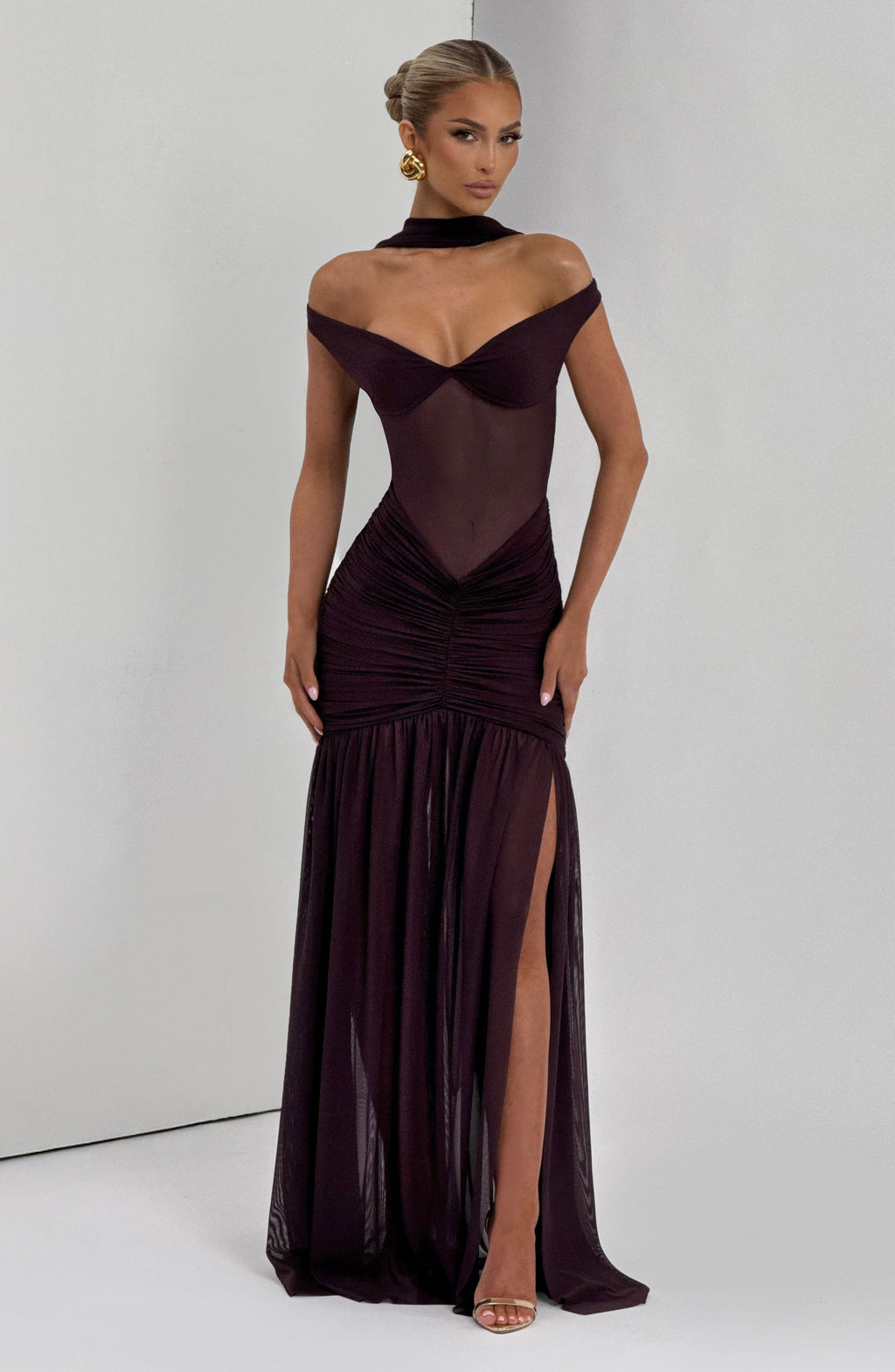 Maria Maxi Dress - Plum