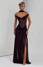 Maria Maxi Dress - Plum