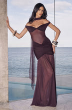 Maria Maxi Dress - Plum