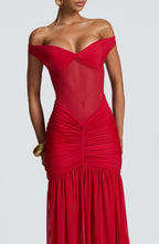 Maria Maxi Dress - Red