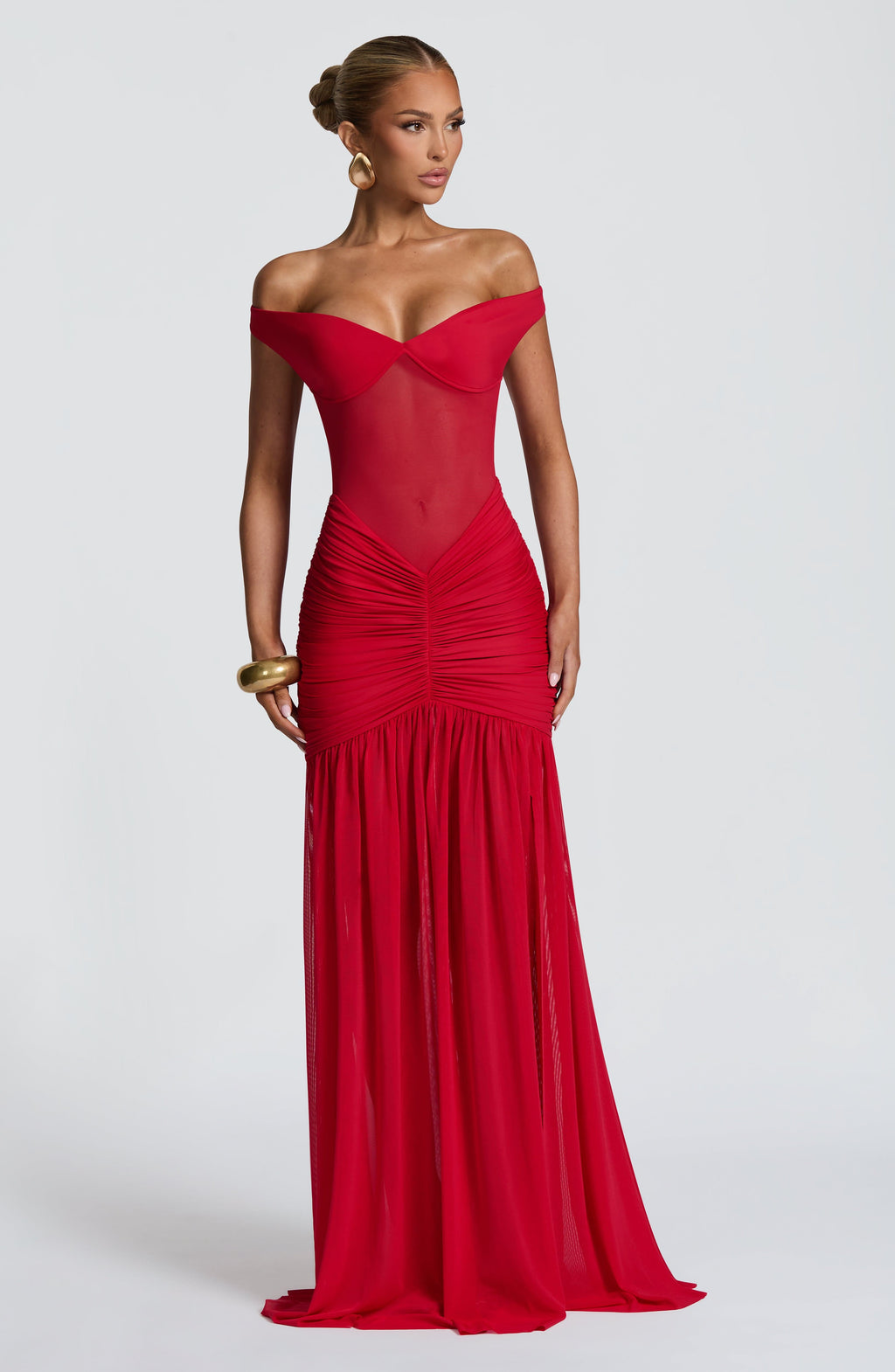 Maria Maxi Dress - Red