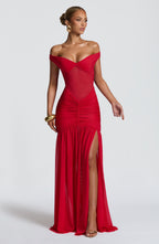 Maria Maxi Dress - Red
