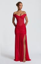 Maria Maxi Dress - Red