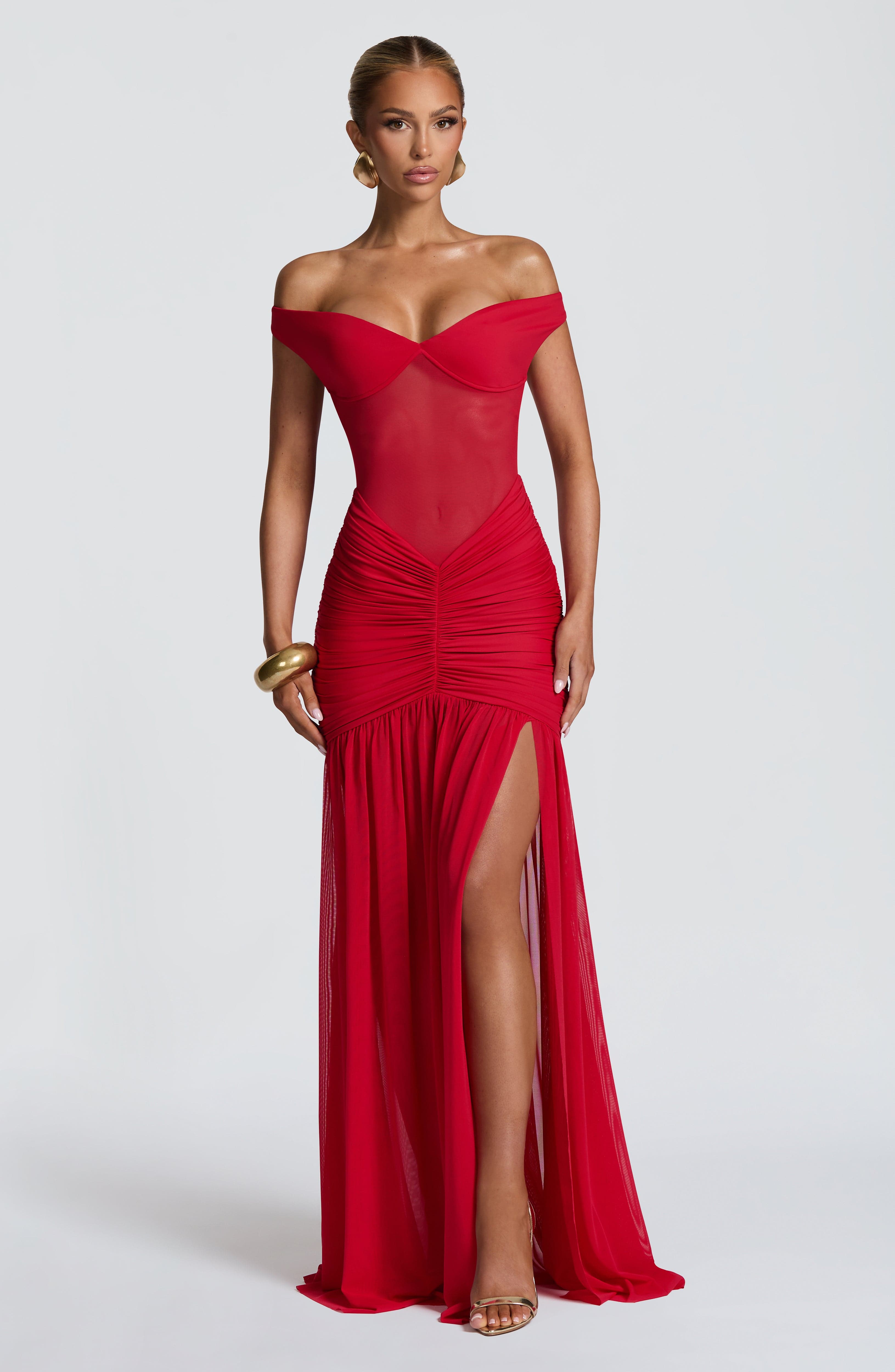 Maria Maxi Dress - Red