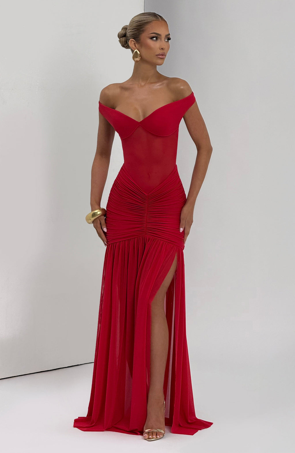 Maria Maxi Dress - Red