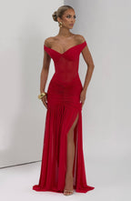Maria Maxi Dress - Red