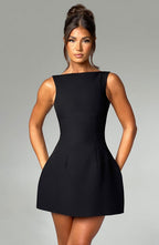 Lisa Mini Dress - Black