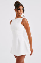 Lisa Mini Dress - Ivory