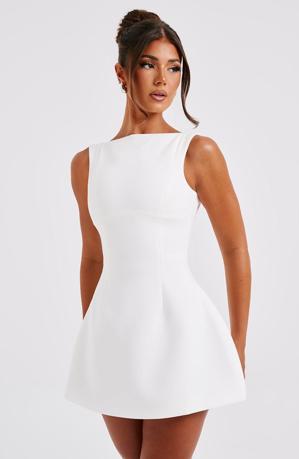 Lisa Mini Dress - Ivory