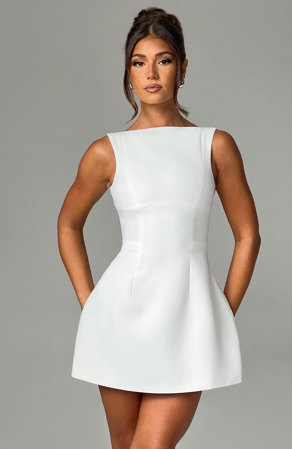 Lisa Mini Dress - Ivory