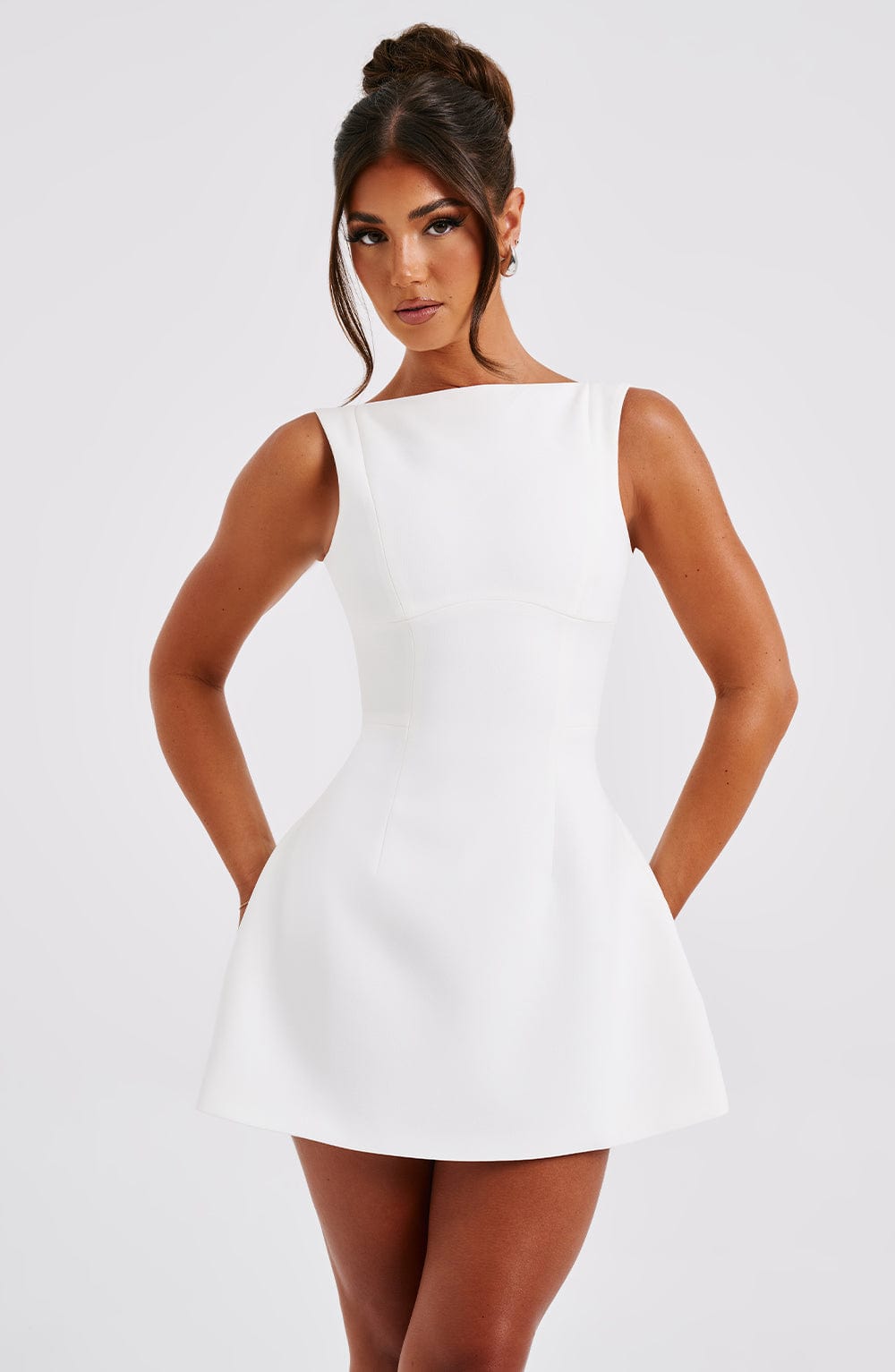 Lisa Mini Dress - Ivory