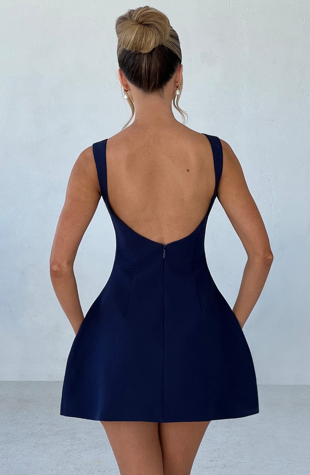 Lisa Mini Dress - Navy