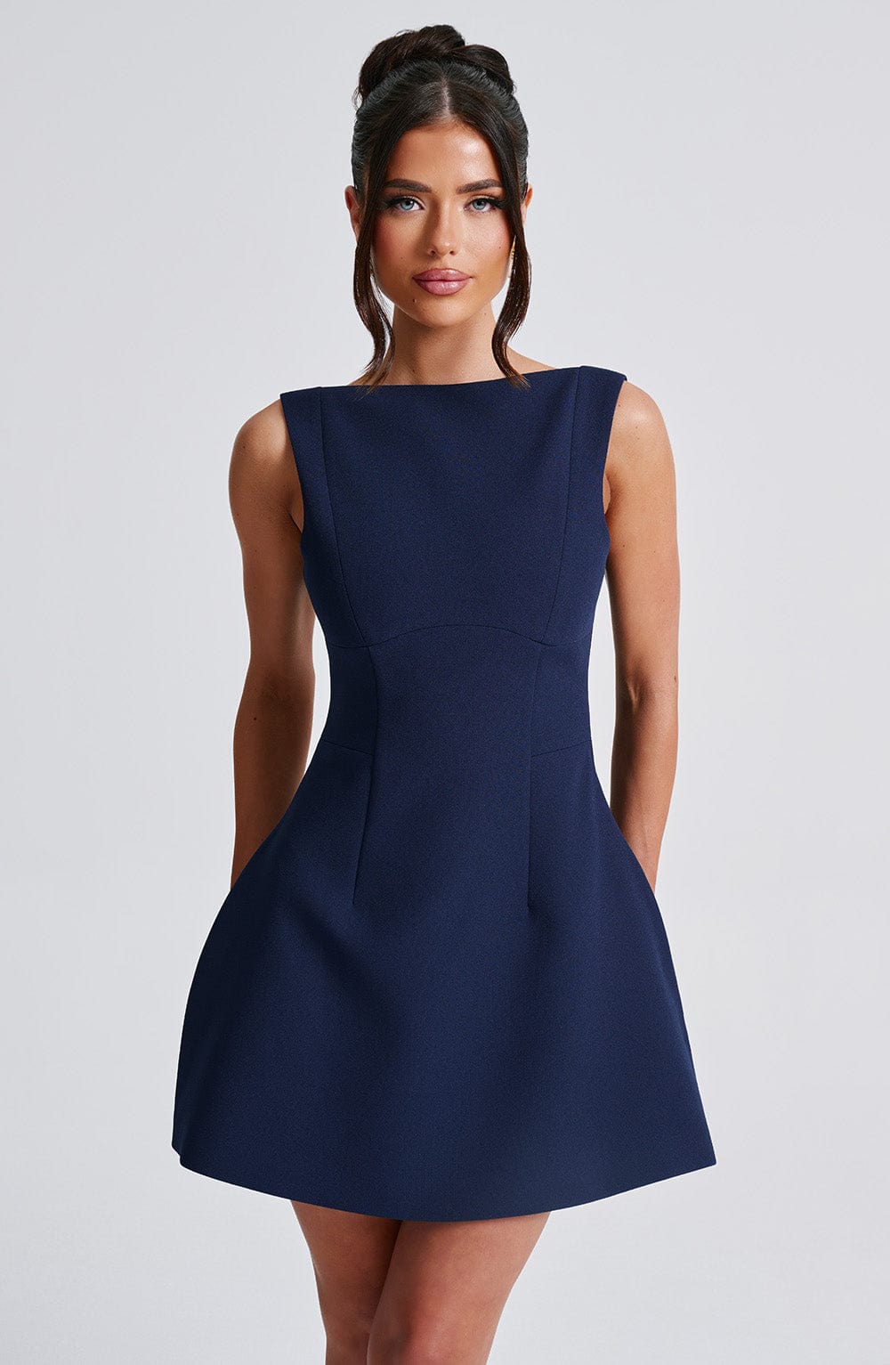 Lisa Mini Dress - Navy